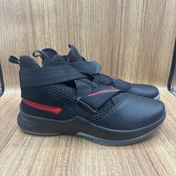 Nike Other - LEBRON‎ SOLDIER XII FLYEASE Black/University Red Shoes Men's Size 12.5